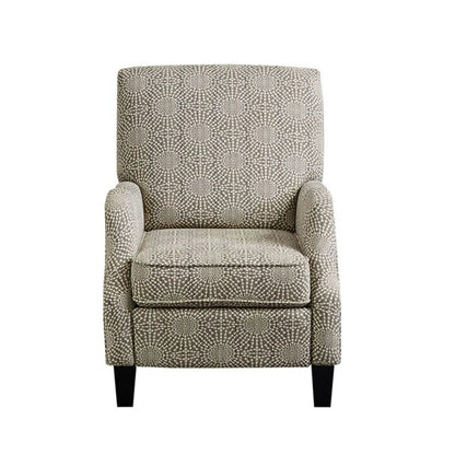 Hoffman Push Back Recliner Beige Multi Chair