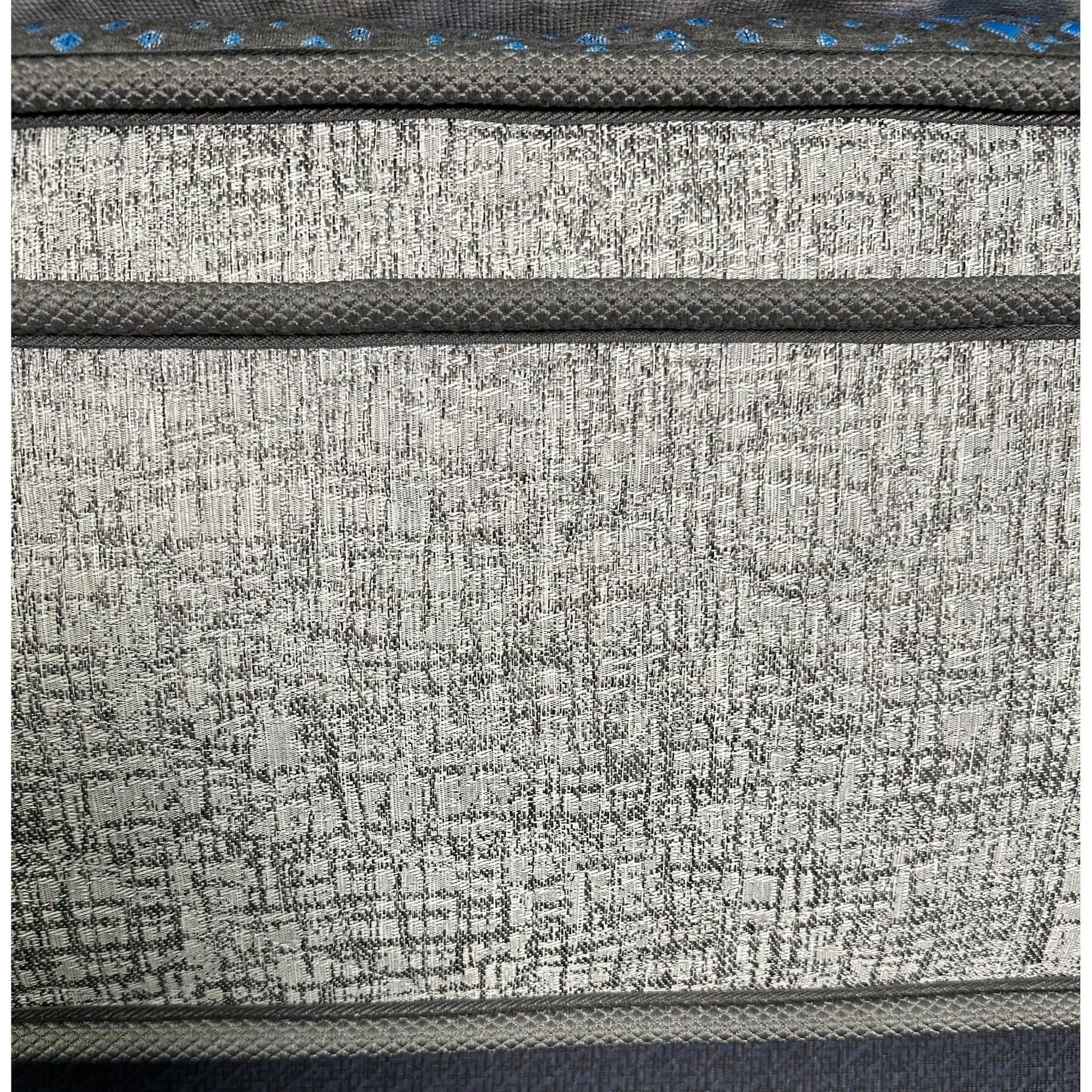 Comfort Care 12in hybrid euro top twin mattress gray with blue stitching HouseOfZazla on Tampa Home & Garden Store
