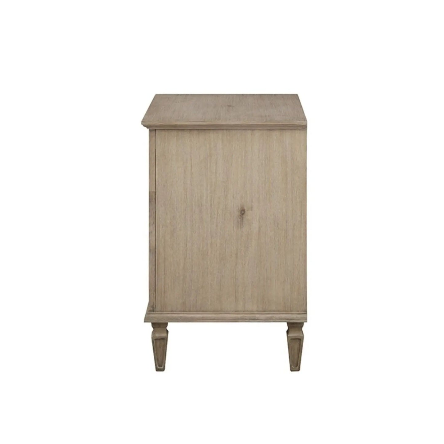 Victoria Nightstand with Open Storage in light oak by Unique Piece Furniture on Tampa Home & Garden Store