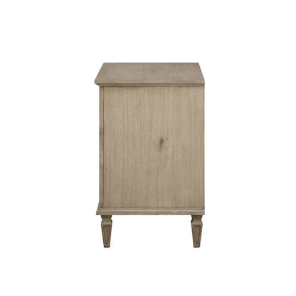 Victoria Nightstand with Open Storage in light oak by Unique Piece Furniture on Tampa Home & Garden Store