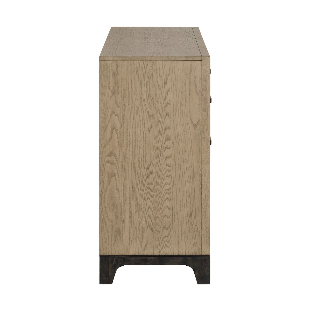 8 Drawer Dresser with Metal Pulls in brown oak finish by HouseOfZazla on Tampa Home & Garden Store