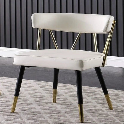 Glam Dining Chairs Set of Two Modern Luxury