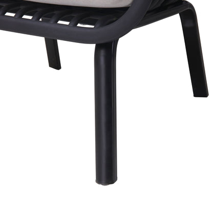 Huron Outdoor Resin Club Chair Set of Two