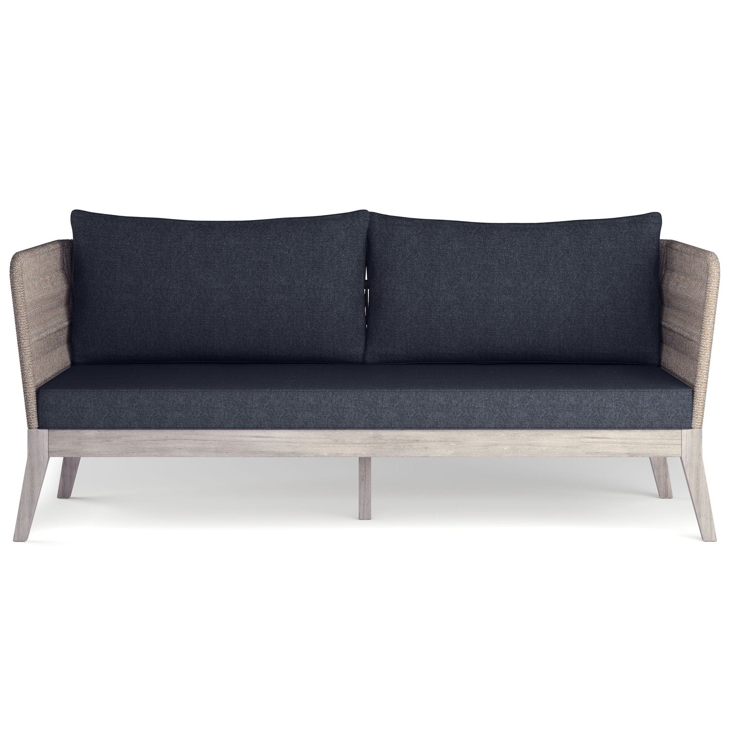 Santiago Outdoor Sofa and Slate Gray Cushion