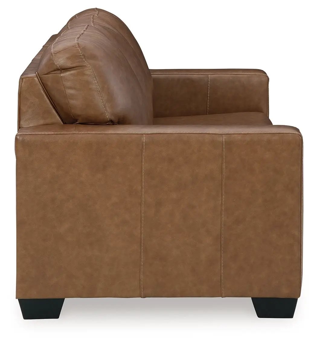 Bolsena sofa, brown leather stationary sofa by Unique Piece Furniture on Tampa Home & Garden Store