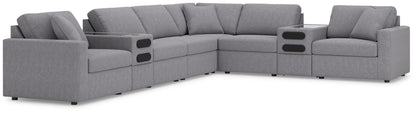 Modmax Sectional in Granite Performance Fabric