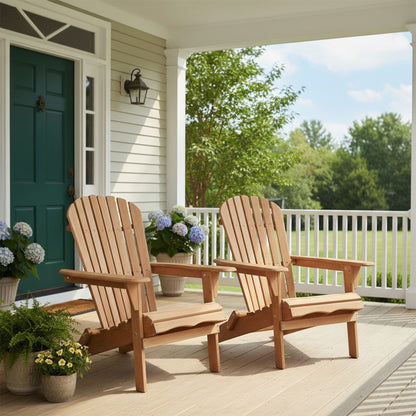 Oversized Folding Adirondack Chair for Patio