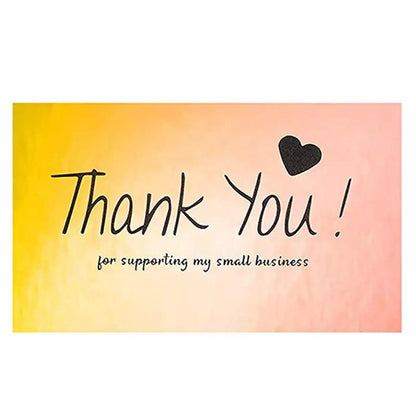 English Holiday Thank You Card for Do It Yourself