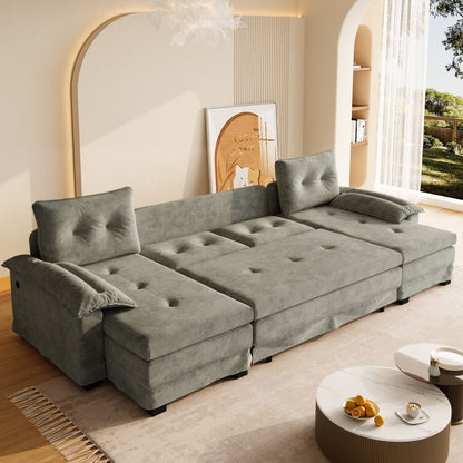 U Shaped Sleeper Sofa for a Cozy Living Room