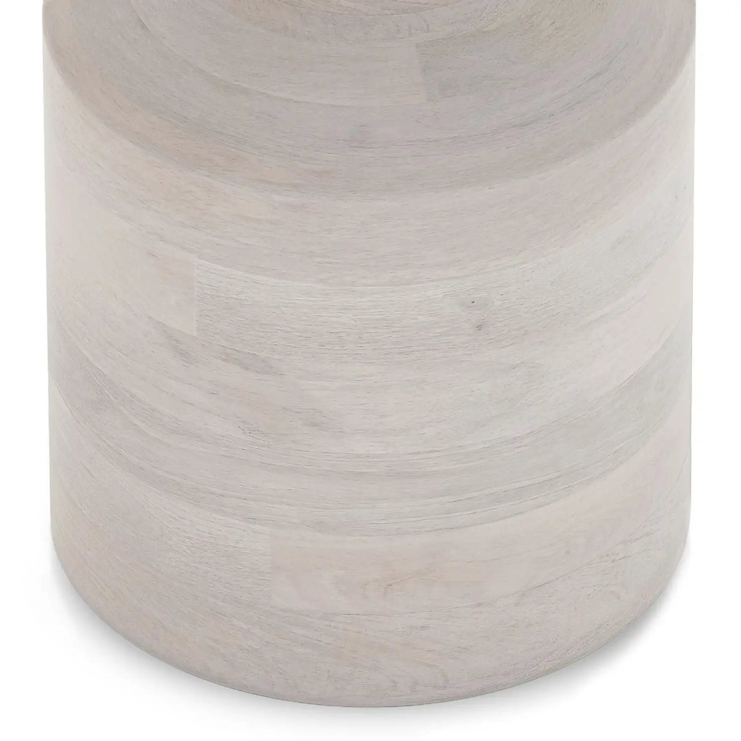 Haynes Handcrafted Wooden Accent Side Table