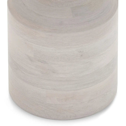 Haynes Handcrafted Wooden Accent Side Table