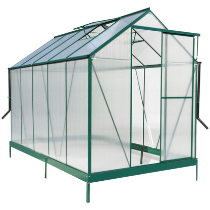 Heavy Duty Polycarbonate Greenhouse Kit and Door