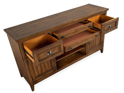 Bay Creek Buffet Hutch and Toasted Nutmeg Finish