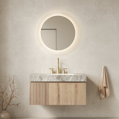 MURI 36in floating bathroom vanity with plywood cabinet and drawer by HouseOfZazla on Tampa Home & Garden Store