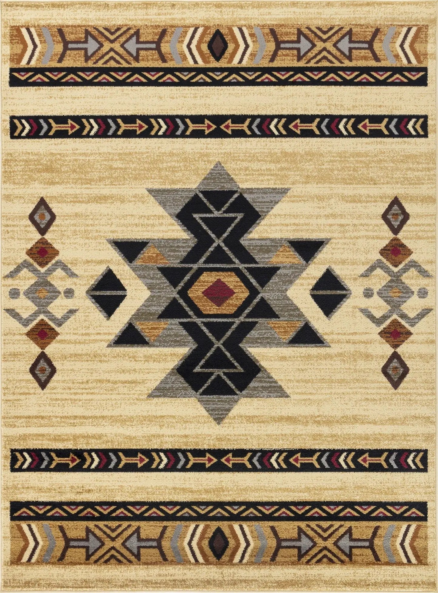 Southwest Area Rug With Desert Inspired Design