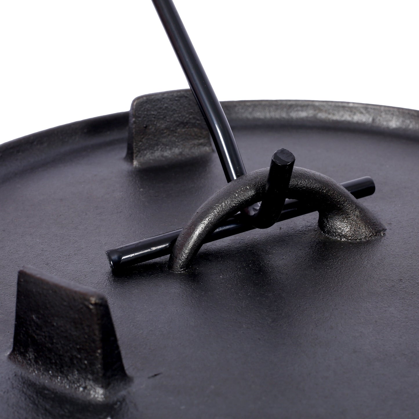 Cast iron Dutch oven with skillet lid, black, pre-seasoned by HouseOfZazla on Tampa Home & Garden Store