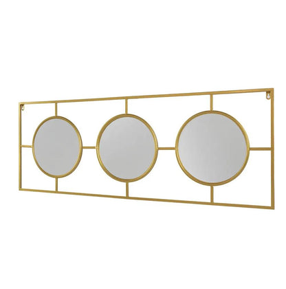 Three Mirror Wall Decor in Rectangular Frame