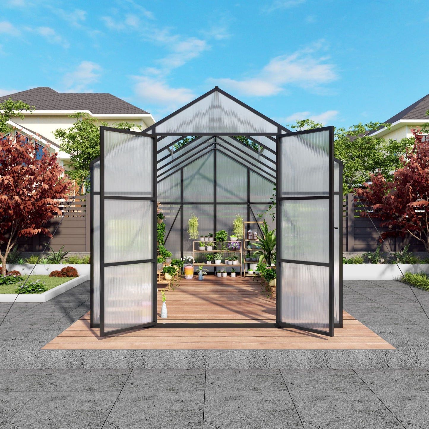 Windproof and All Season Garden Greenhouse