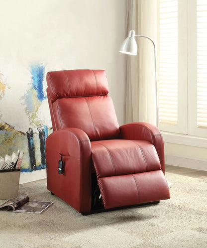 Ricardo power motion recliner with lift in red leather by Unique Piece Furniture on Tampa Home & Garden Store