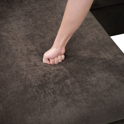 Modern L Shaped Sofa With Storage And Upholstery
