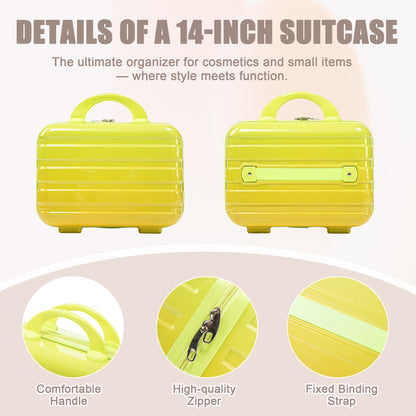 2-piece PC spinner luggage set in lime gradient with locks by HouseOfZazla on Tampa Home & Garden Store