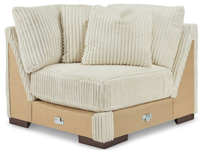 Lindyn Sectional Sofa with Cord Upholstery