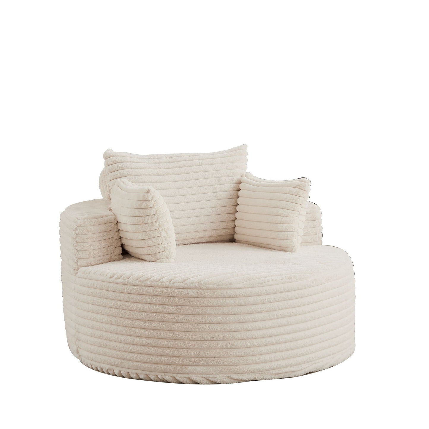 Modern single sofa with a backrest pillow