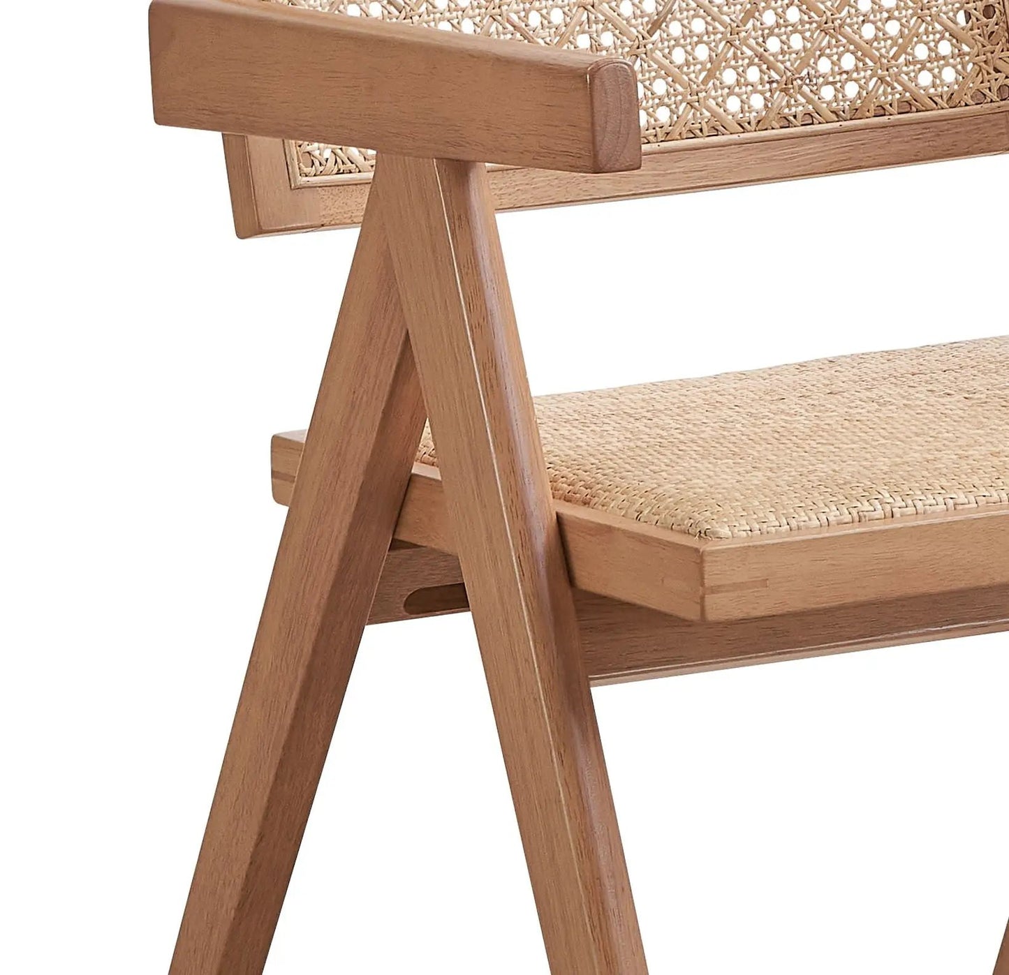Velentina Rattan Arm Chair Set of Two Natural