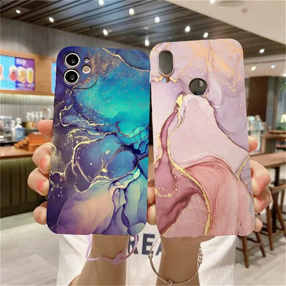 Galaxy Marble Case 2pc blue teal and pink purple FLIPSTYLEZLLC on Tampa Home & Garden Store