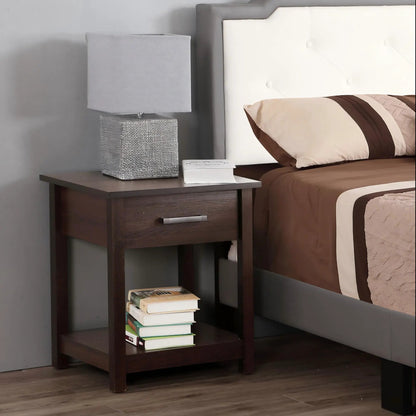 Salem Nightstand With Roller Drawer Glides