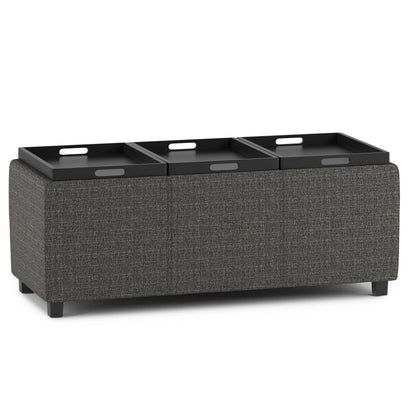 Avalon Multi Functional Storage Ottoman Trays