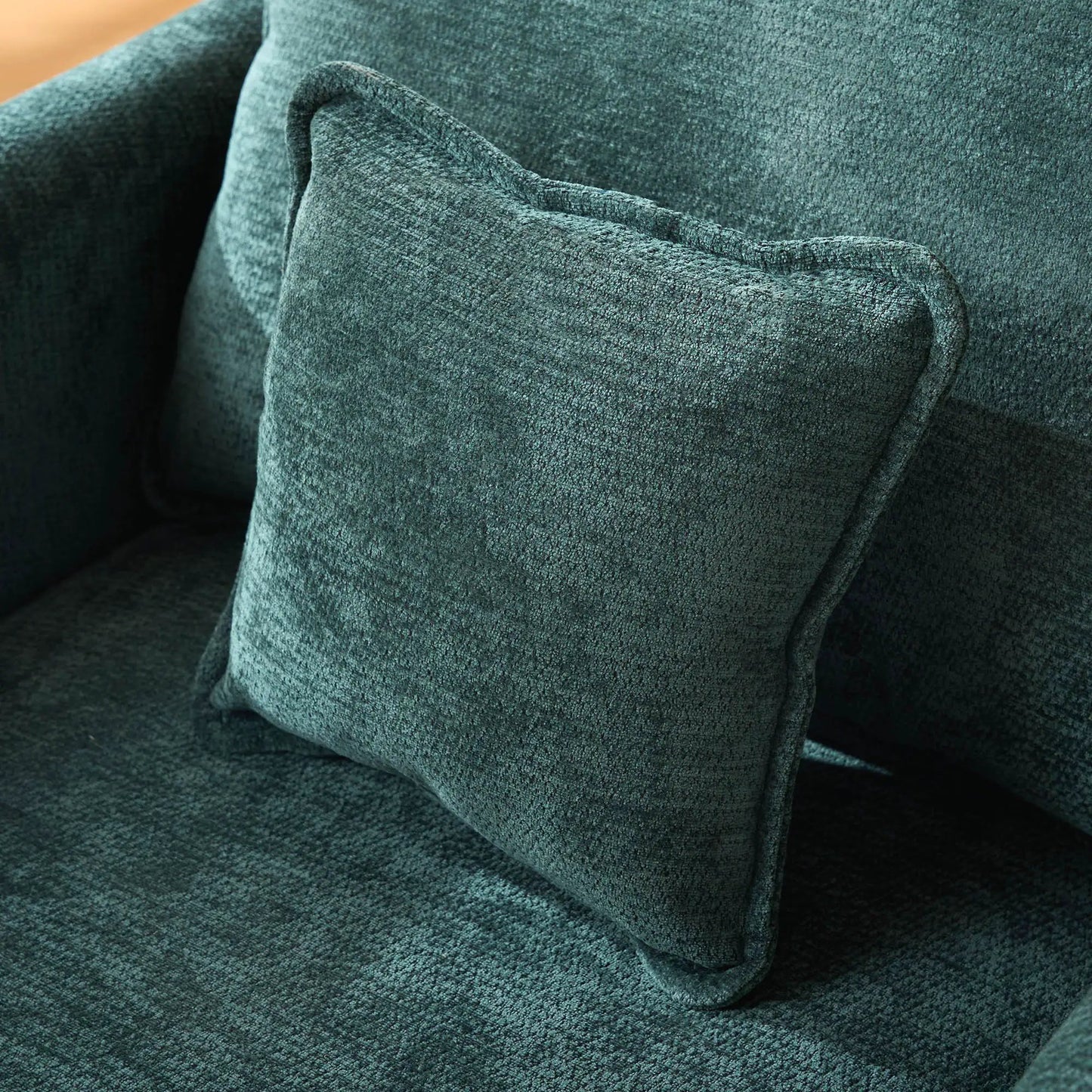 Modern Reading Armchair with Cozy Cushioned Back