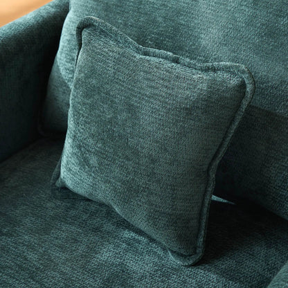 Modern Reading Armchair with Cozy Cushioned Back