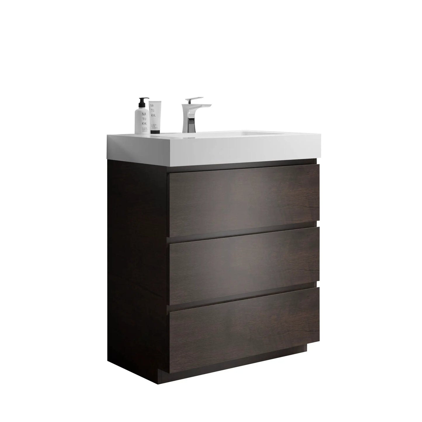 Alice Bathroom Vanity with Large Storage and Sink