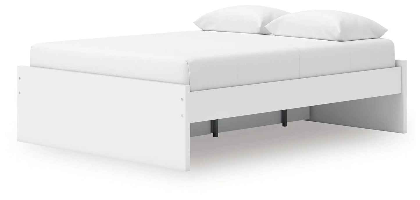 Onita platform bed, white storage bed by Unique Piece Furniture, modern minimalist design on Tampa Home & Garden Store
