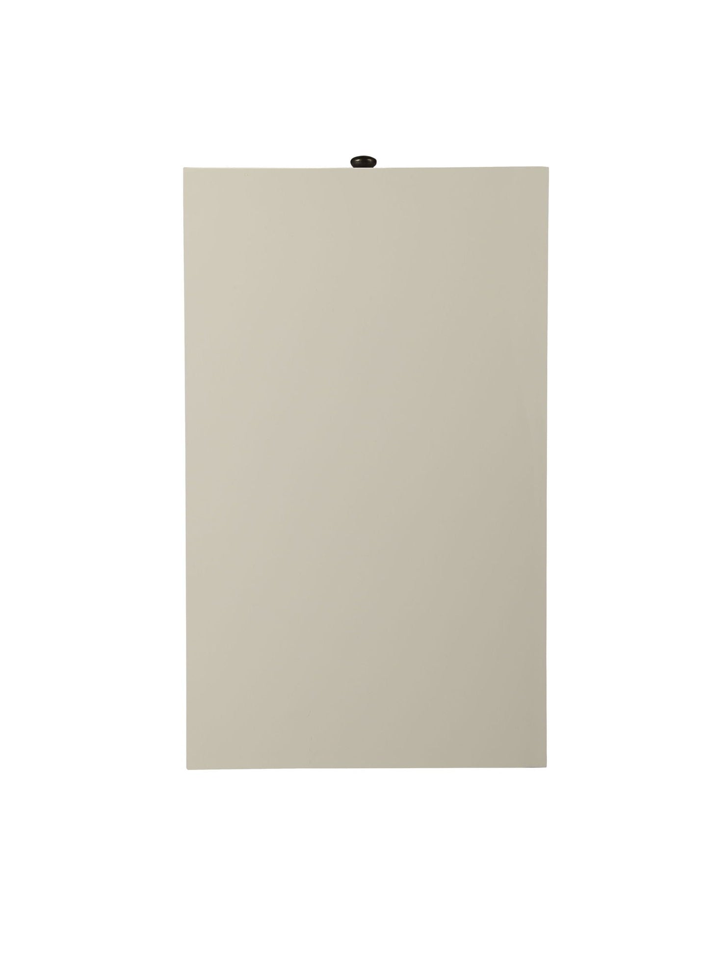 Bertie white accent table top view with a small dark knob HouseOfZazla on Tampa Home & Garden Store