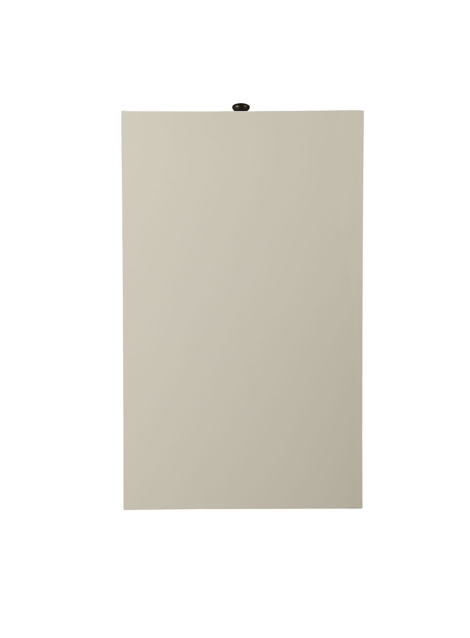 Bertie white accent table top view with a small dark knob HouseOfZazla on Tampa Home & Garden Store