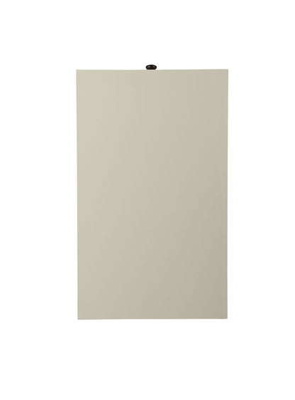 Bertie white accent table top view with a small dark knob HouseOfZazla on Tampa Home & Garden Store