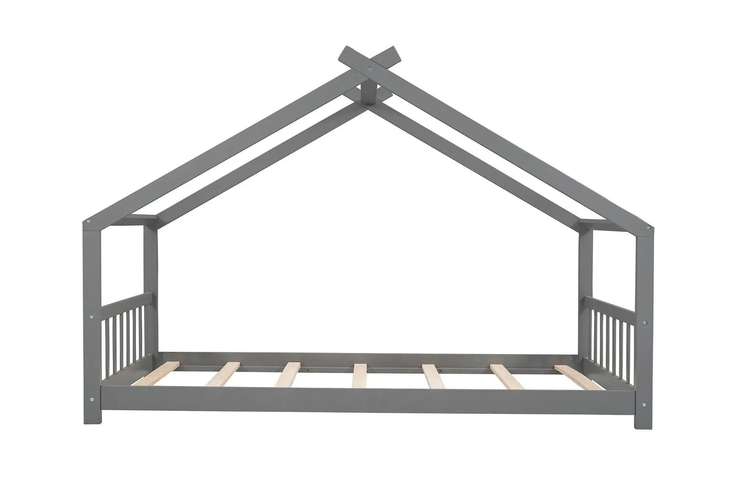 Playhouse Design Bed with Cozy Roof for Kids