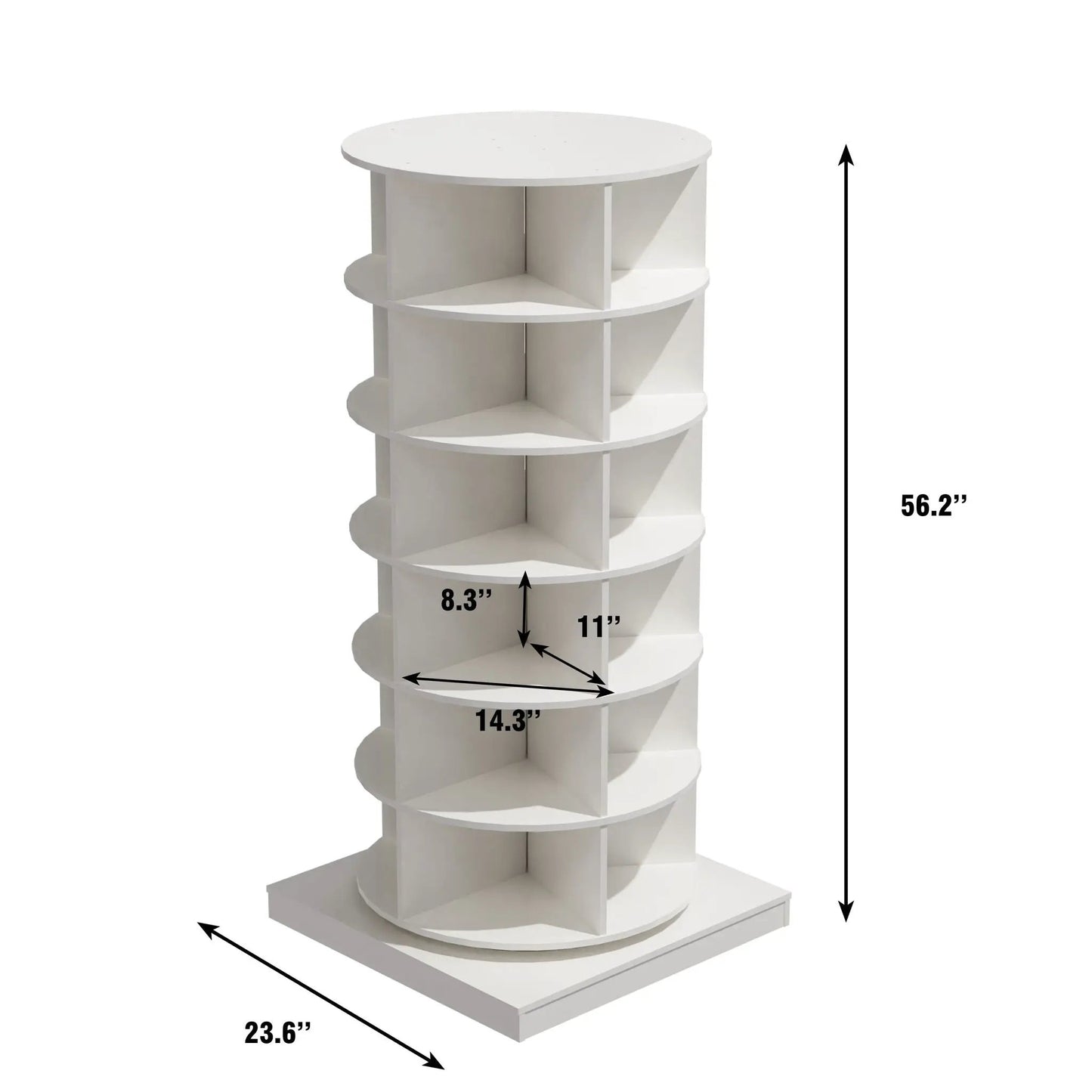 360 Rotating Shoe Cabinet 6-Tier shoe rack by Unique Piece Furniture on Tampa Home & Garden Store