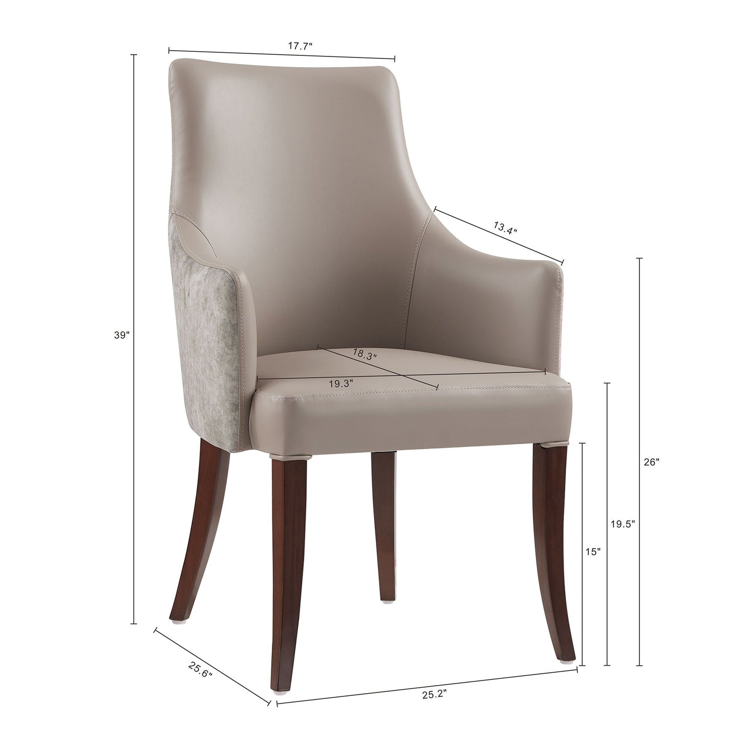 Connie Modern Beech Wood Dining Armchair