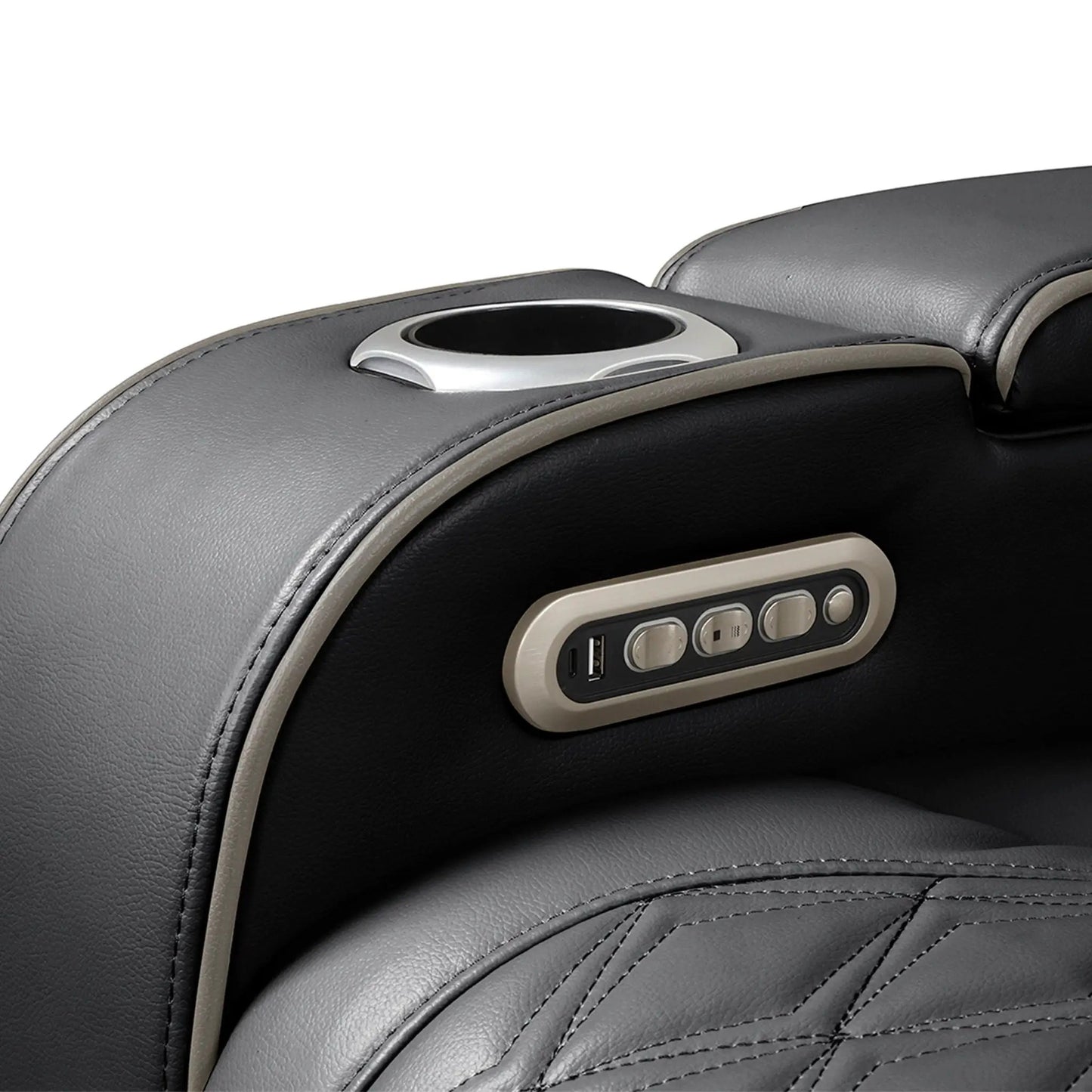 Fortuner power reclining chair armrest with cup holder panel on Tampa Home & Garden Store