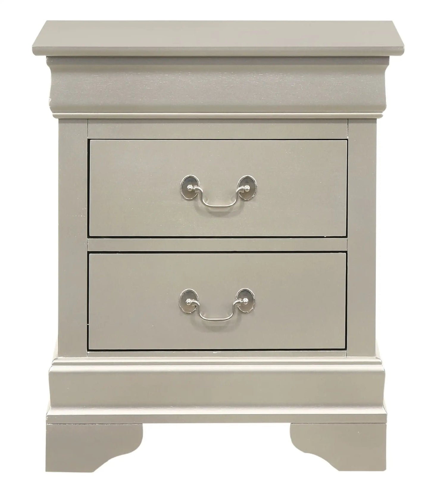 Traditional Nightstand Carved Bases and Curves