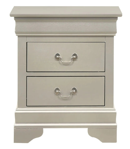 Traditional Nightstand Carved Bases and Curves