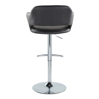 Margarite Contemporary Adjustable Barstool Swivel
