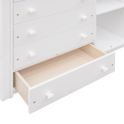Bunk Bed With Six Drawers And Flexible Shelves