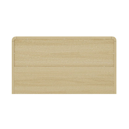 Oak double dresser with six drawers in Grace Collection, natural oak finish, rounded edges on Tampa Home & Garden Store