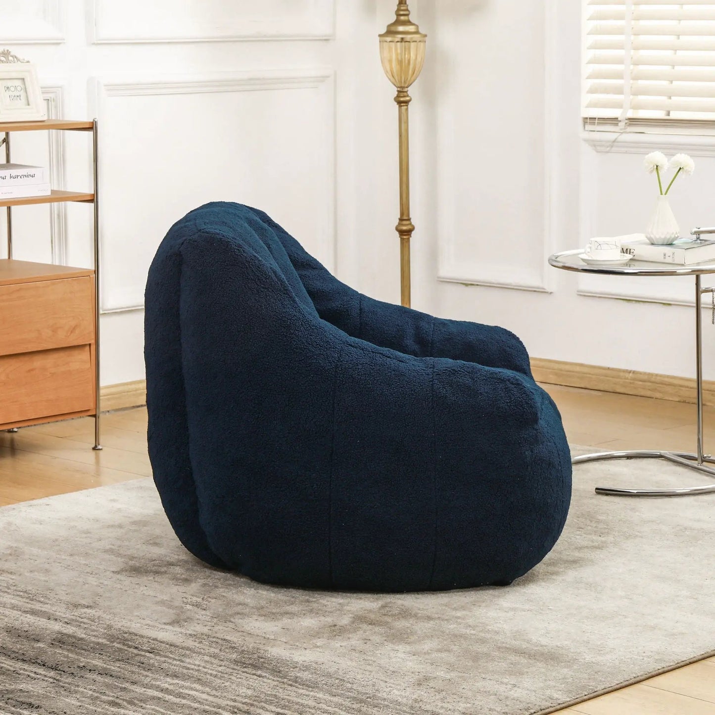 Comfy Bean Bag Chair with Memory Foam Filler