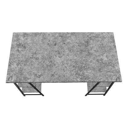 Industrial Computer Desk with Shelves for Home