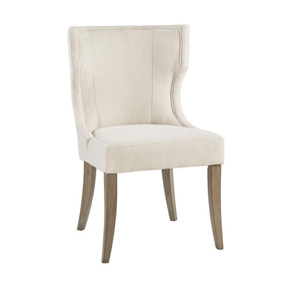Elegant Design Wingback Dining Chair cream upholstery, wooden legs HouseOfZazla Kids' Side Chair on Tampa Home & Garden Store